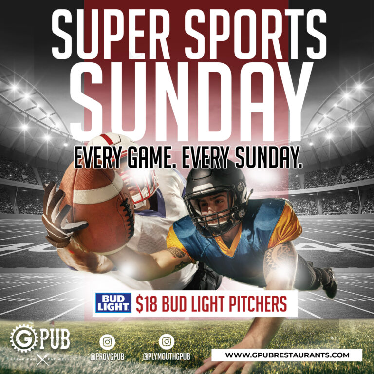 Monday Night Football Rams vs 49ers - GPub Restaurants - Providence GPub -  Plymouth GPub