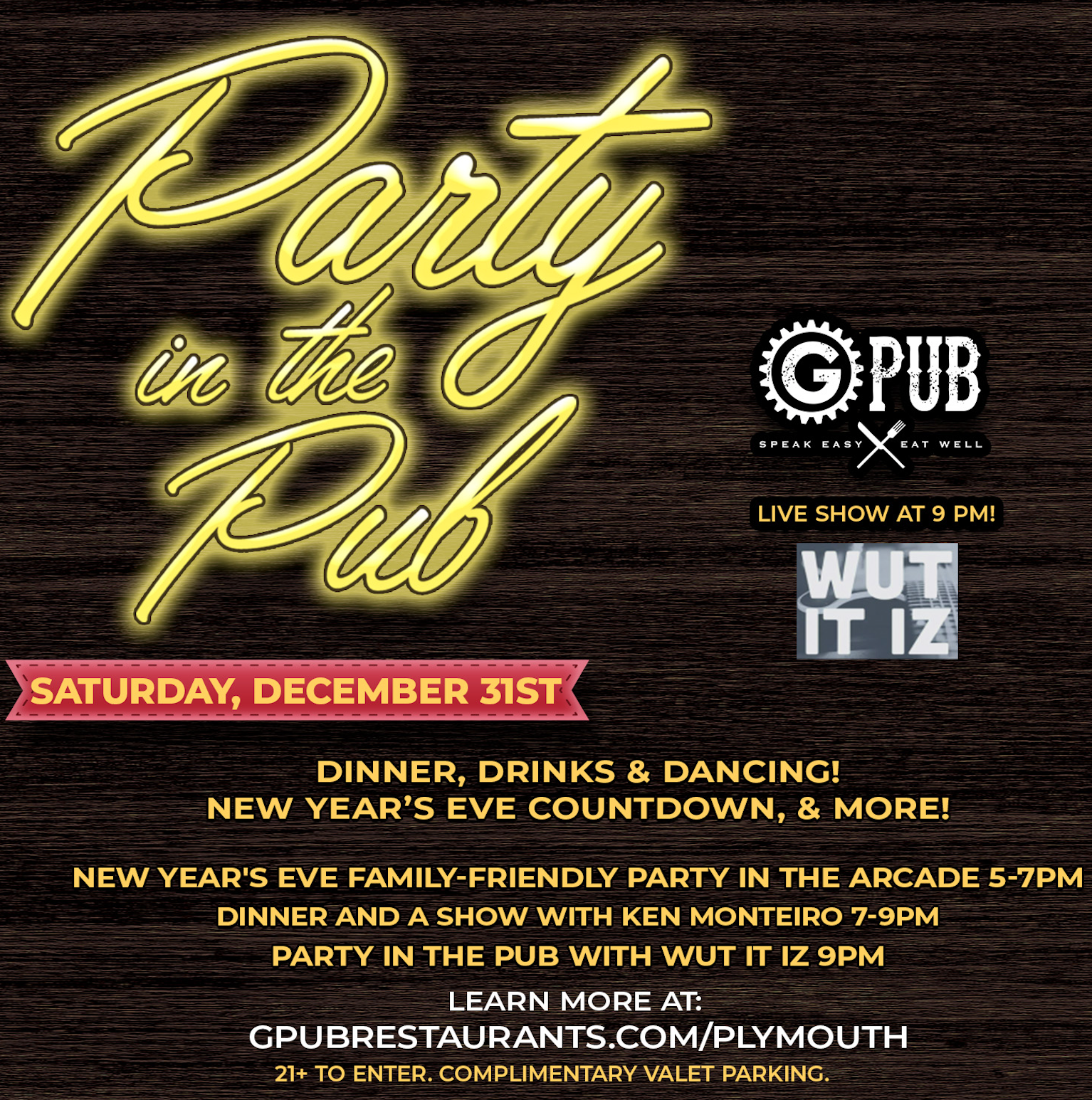 Providence Events - GPub Restaurants - Providence GPub - Plymouth GPub